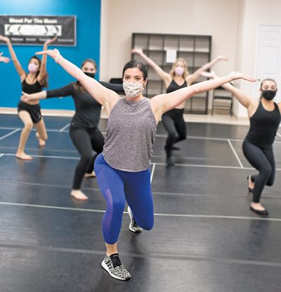 Celina Leger dancing